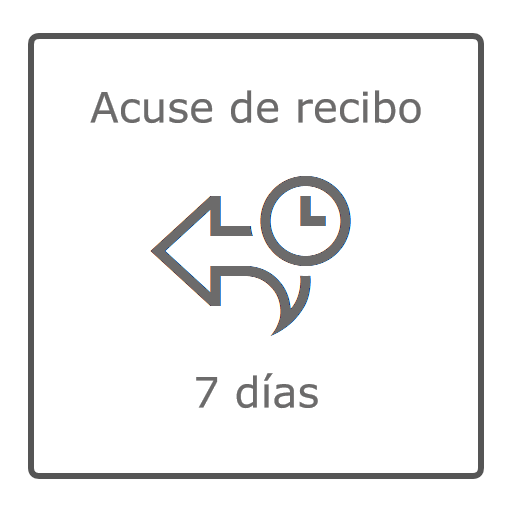 Acuse de recibo 7 días